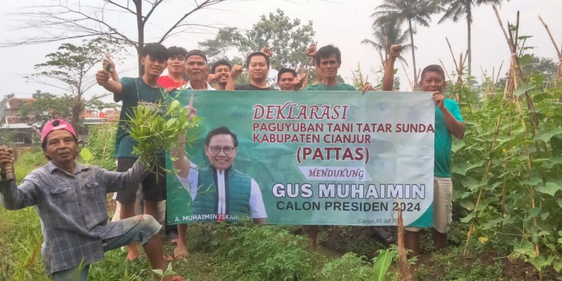 Paguyuban Tani Tatar Pasundan Cianjur deklarasikan Gus Muhaimin jadi Presiden 2024