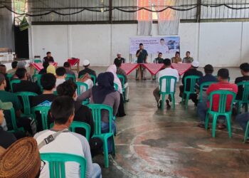 Anggota DPRD Jawa Barat Fraksi PKB Asep Suherman sosialisasi Perda Pesantren di Cibeber Cianjur